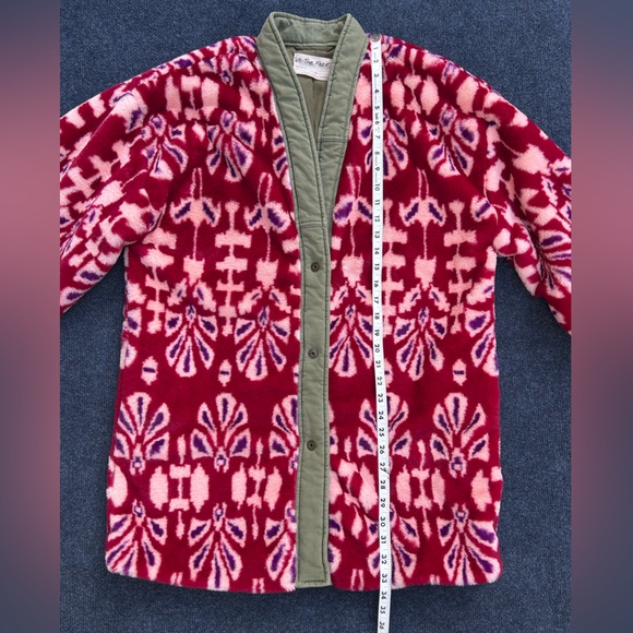 Free People We The Free Vivid Dreams Faux Fur Kimono Jacket - Picture 15 of 16